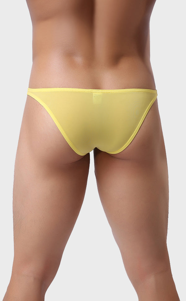 Ice Silk Solid color Bikini for Men