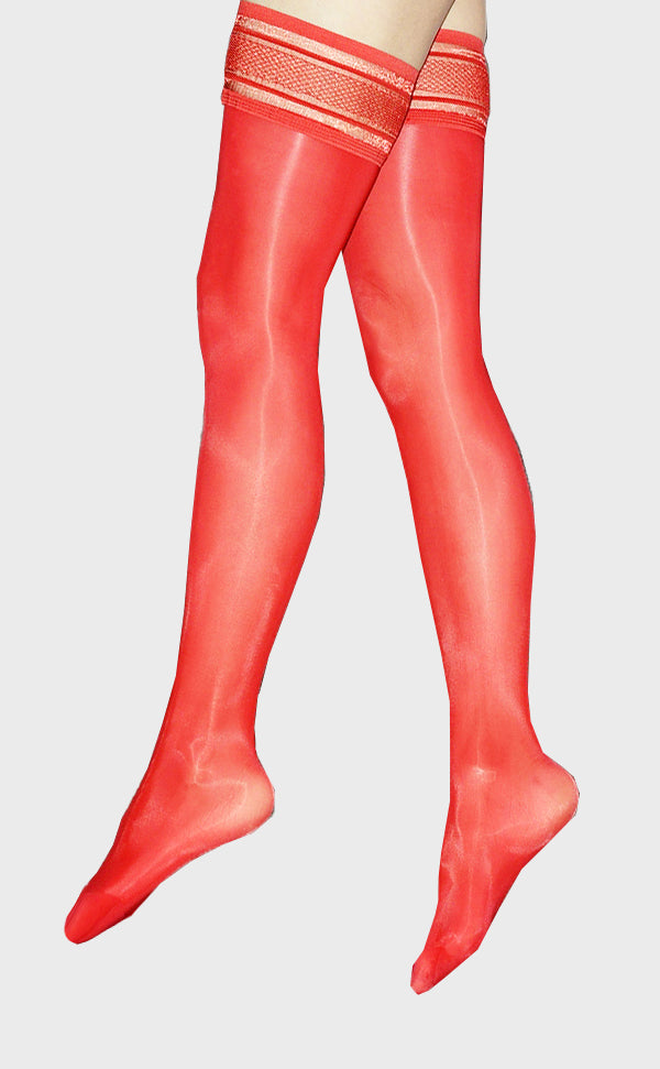 High-Glossy Stay Up Thigh Highs