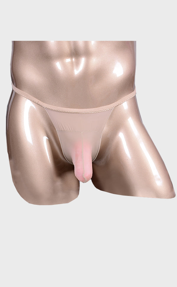 High-Glossy Men's Thong Sheath Closed