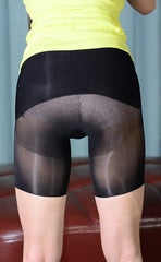 Shiny Seamless Pantyhose Boxer Briefs