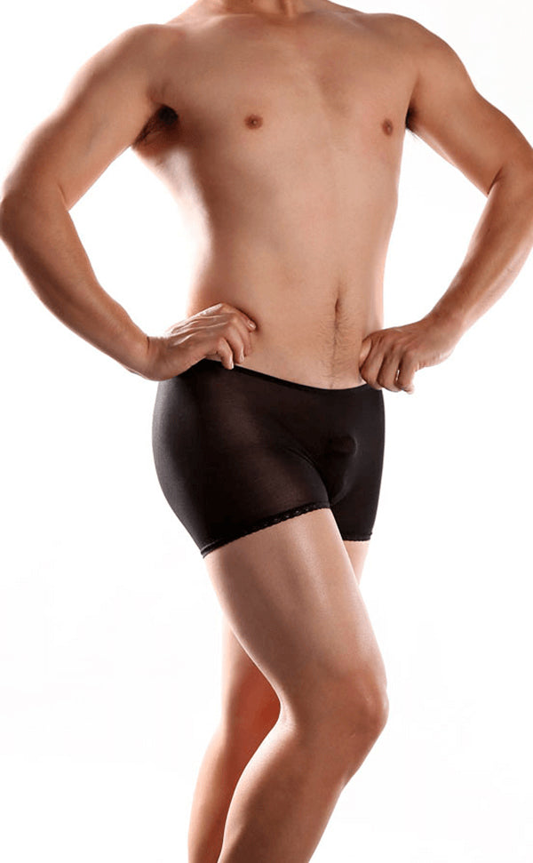 Unisex Sheer Seamless Low Rise Trunk