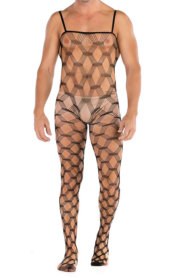 Men’s Sling Large Net Bodystocking