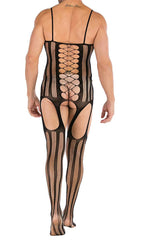 Men’s Crotchless Suspender Bodystocking