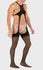 Men’s Ultra-Thin Black Suspender Bodystocking