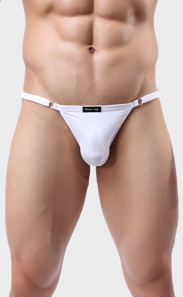 Men’s Semi Sheer Bikini with Adjustable Waistband