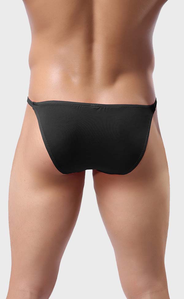 Men’s Semi Sheer Bikini with Adjustable Waistband