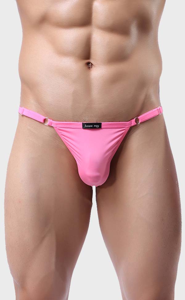 Men’s Semi Sheer Bikini with Adjustable Waistband