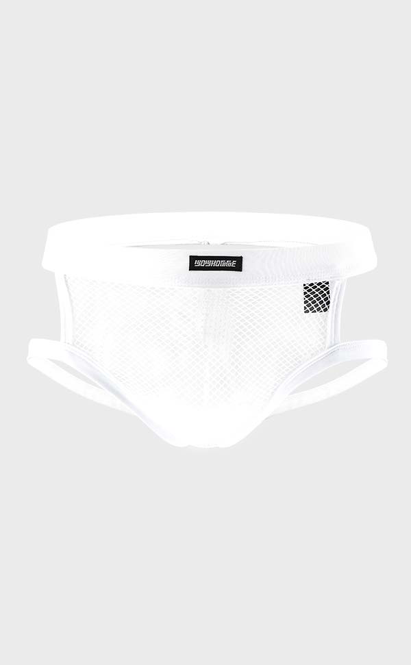 Men's See Through Briefs Open Butt