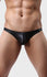 Sexy Men’s Cut-Out Faux Leather Bikini