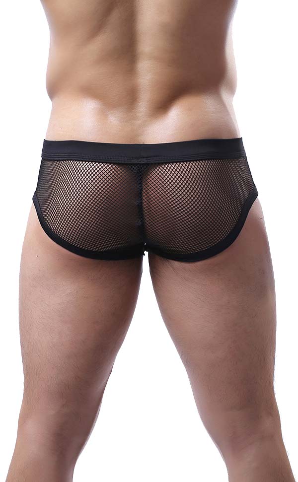 Men’s See Through Fishnet Briefs