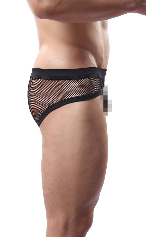 Men’s See Through Fishnet Briefs