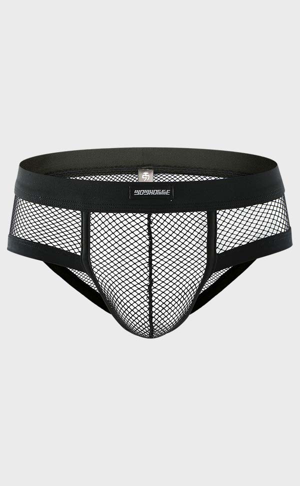 Men’s See Through Fishnet Briefs