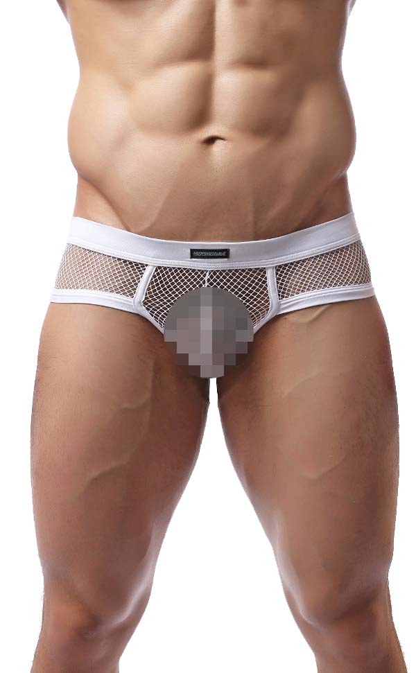 Men’s See Through Fishnet Briefs