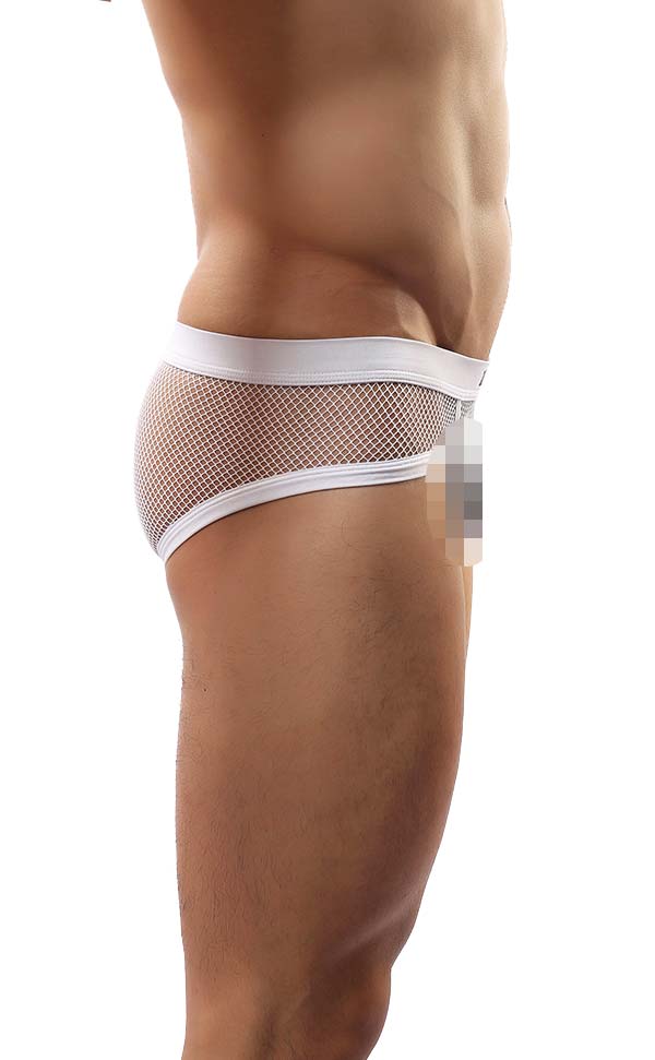 Men’s See Through Fishnet Briefs