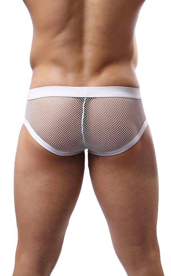 Men’s See Through Fishnet Briefs