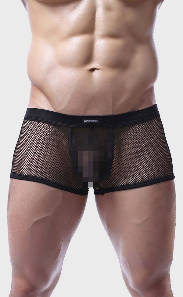 Men’s See Through Fishnet Trunk