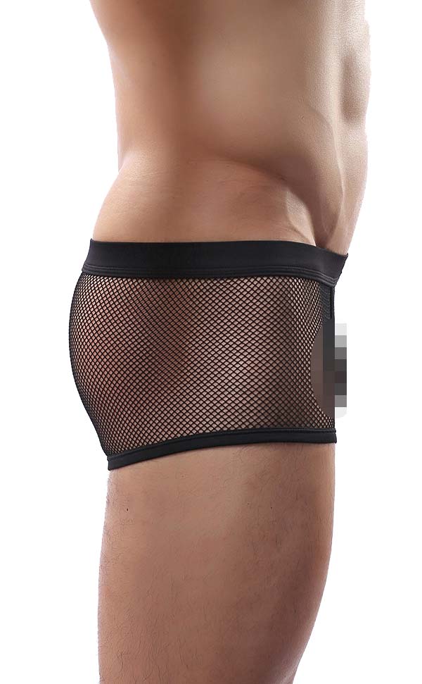 Men’s See Through Fishnet Trunk