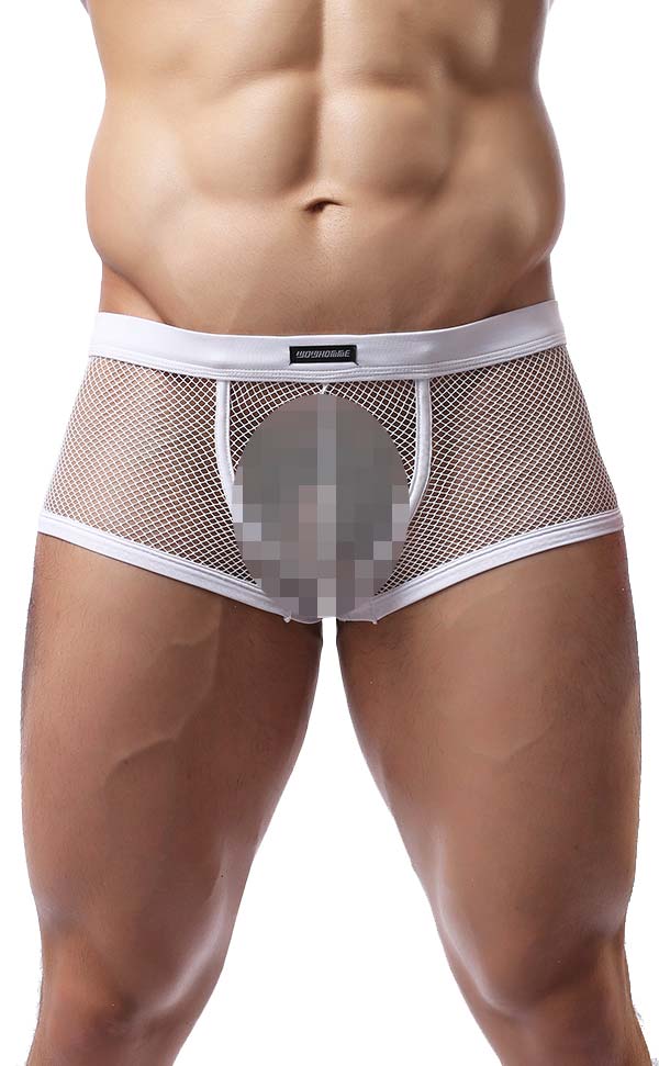 Men’s See Through Fishnet Trunk