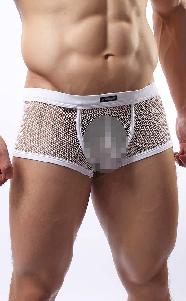 Men’s See Through Fishnet Trunk