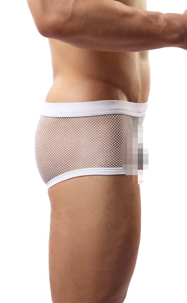 Men’s See Through Fishnet Trunk