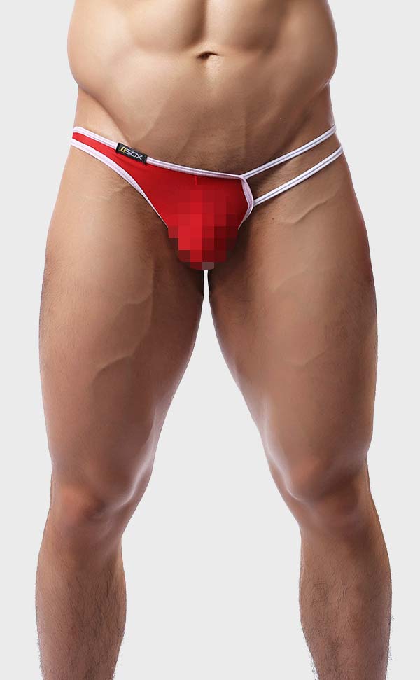 Men’s Strapped See Through Mesh Bikini