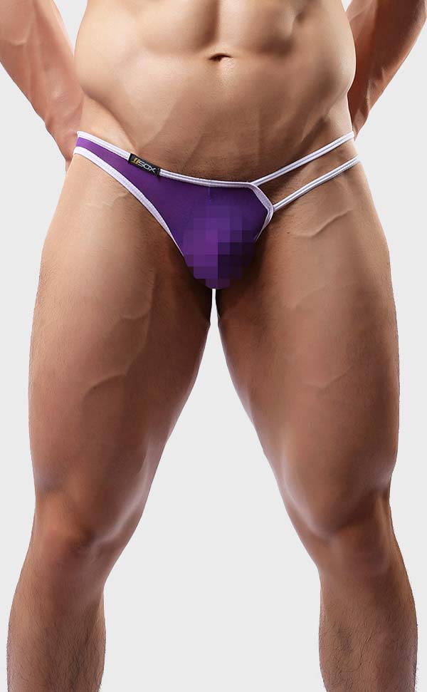 Men’s Strapped See Through Mesh Bikini