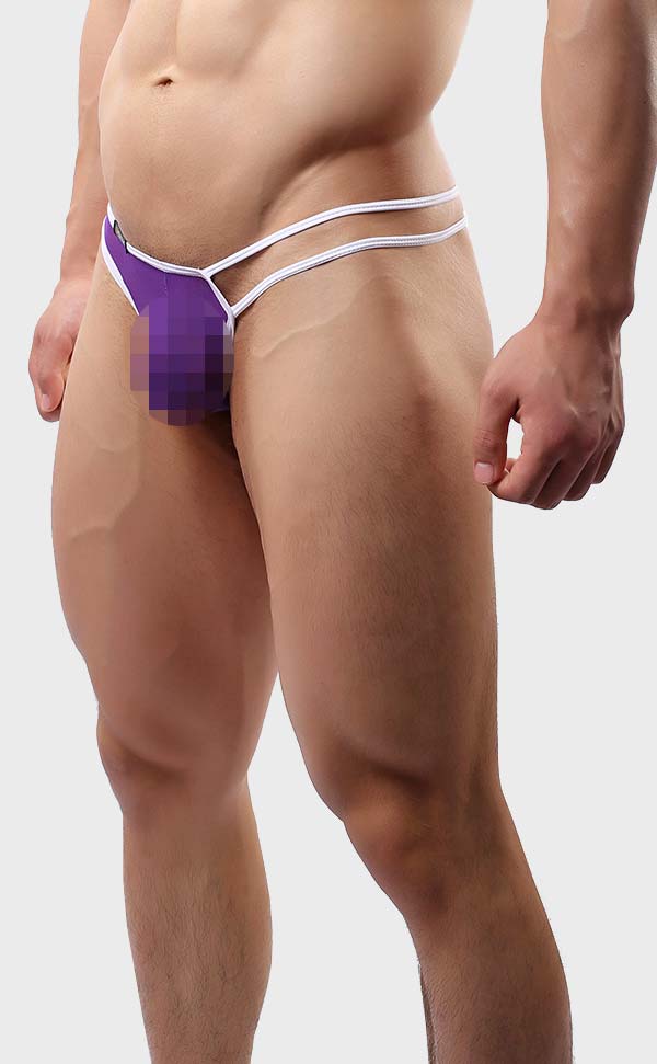 Men’s Strapped See Through Mesh Bikini