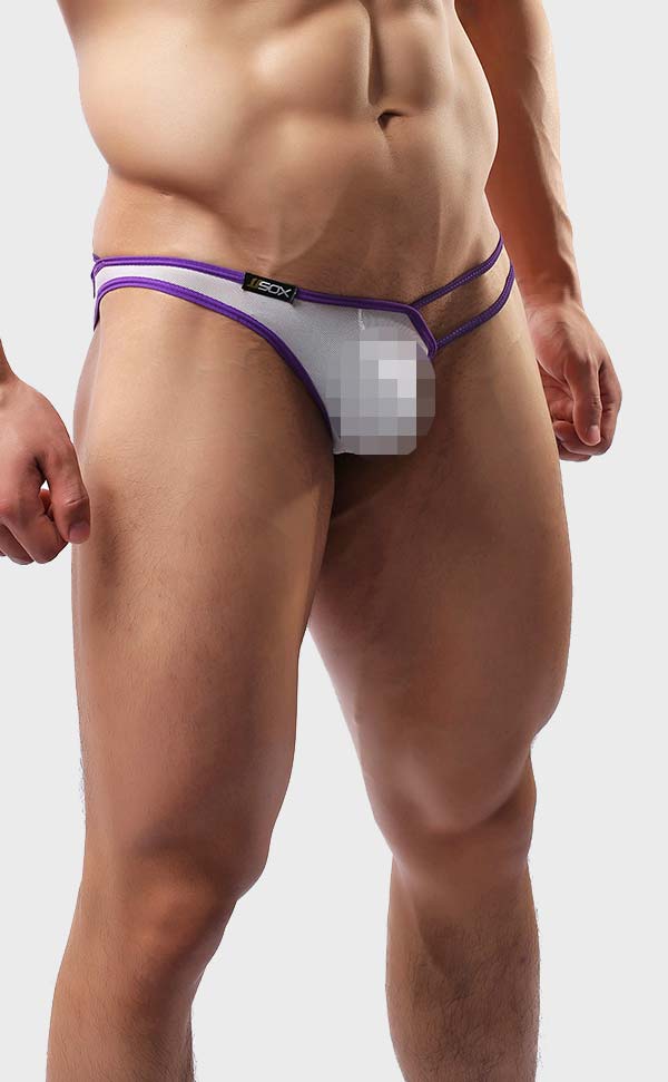 Men’s Strapped See Through Mesh Bikini