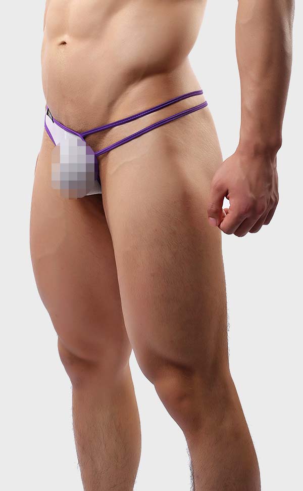 Men’s Strapped See Through Mesh Bikini