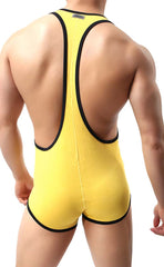 Men's Jockstrap Bodysuit U Convex Pouch