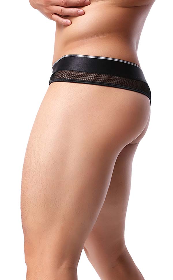 Men's Sex Mesh Wide Waist Thongs