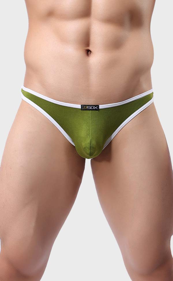 Men’s Colorful Trim Around Bikini