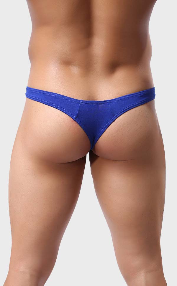 Sexy Low Rise Solid Color Thongs