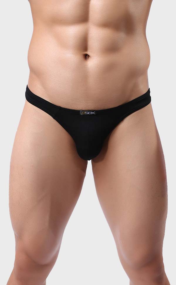 Sexy Low Rise Solid Color Thongs