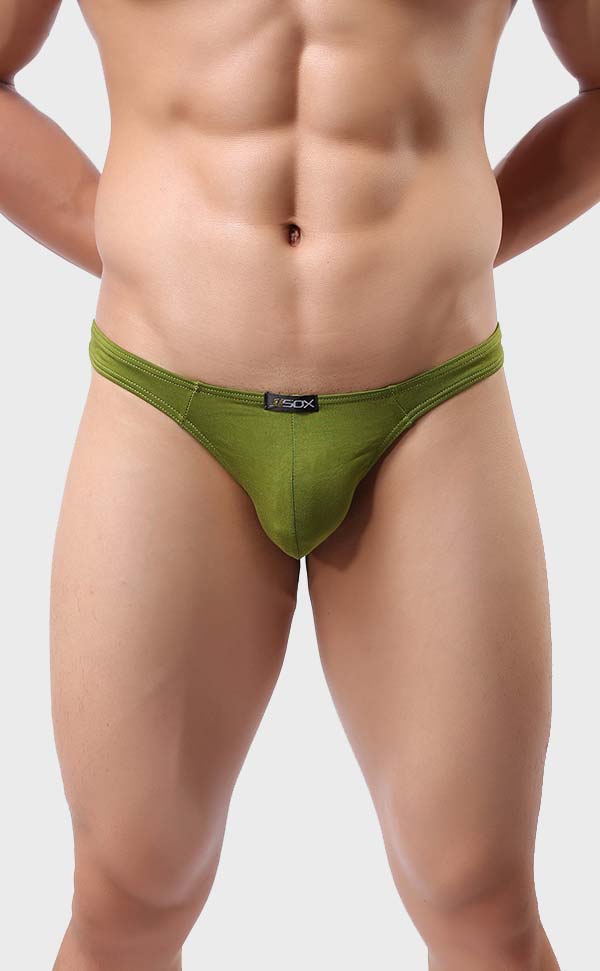 Sexy Low Rise Solid Color Thongs