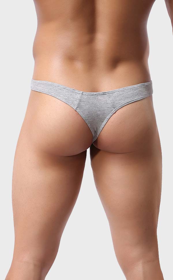 Sexy Low Rise Solid Color Thongs