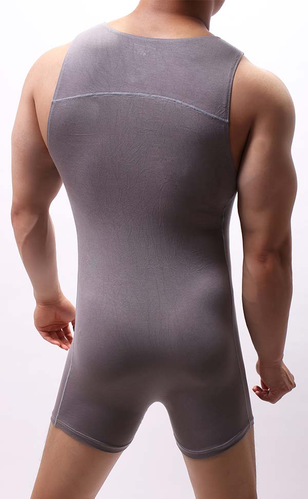 Men's Athletic Modal Boxer Bodysuit