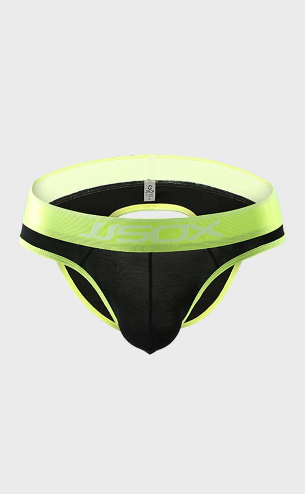 Men's Modal Bicolor Briefs Butt Open