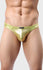 Metal Color Men's U Pouch Thongs