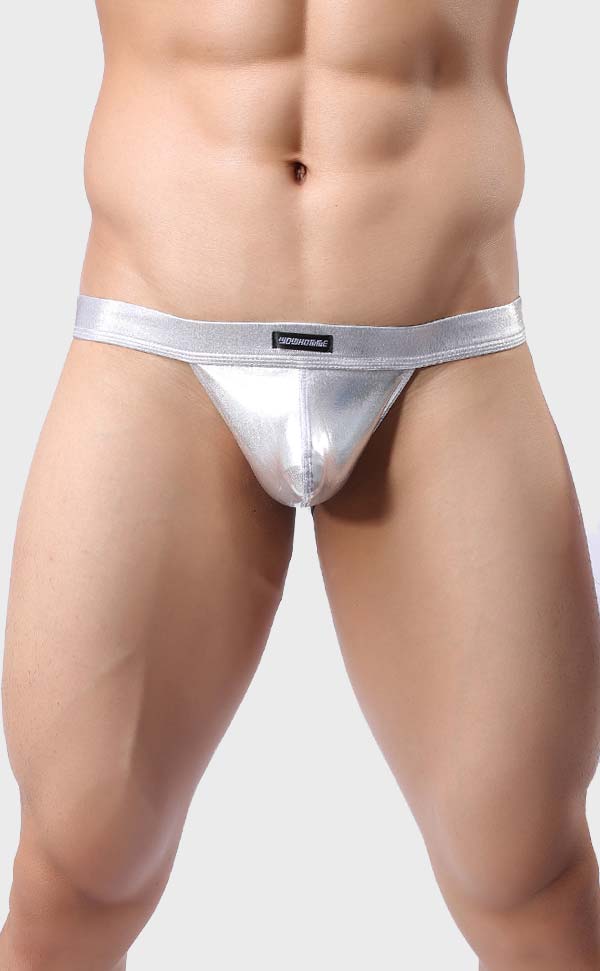 Metal Luster Solid Color Men's Jockstrap