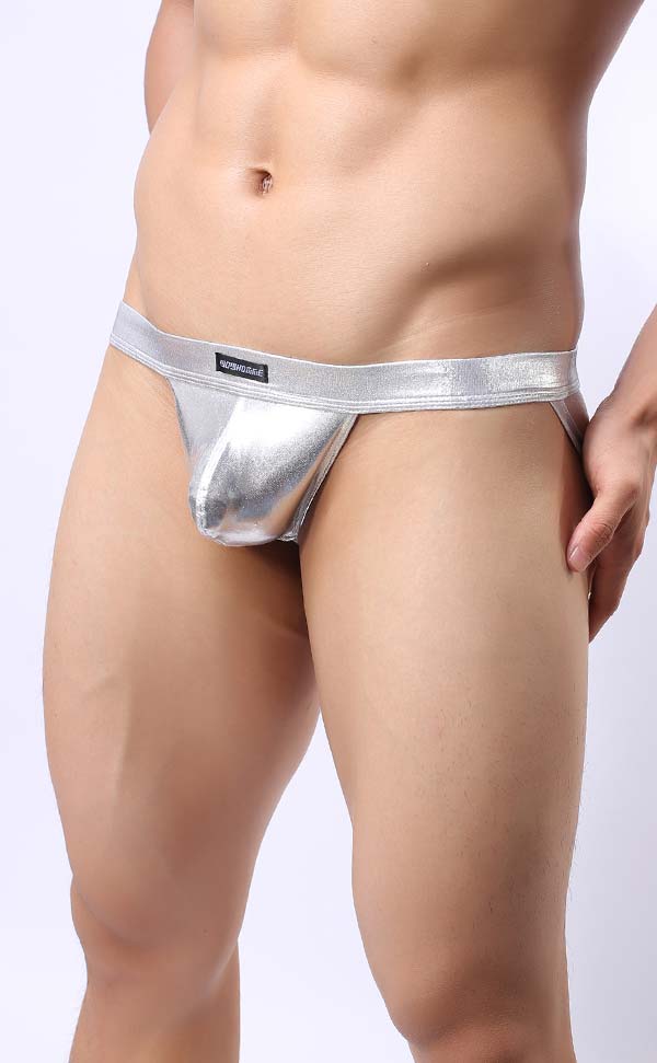 Metal Luster Solid Color Men's Jockstrap