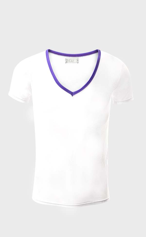 Men's Mesh Bicolor T-Shirt and Trunk