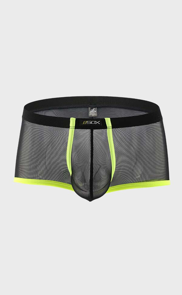 Men's Mesh Bicolor T-Shirt and Trunk