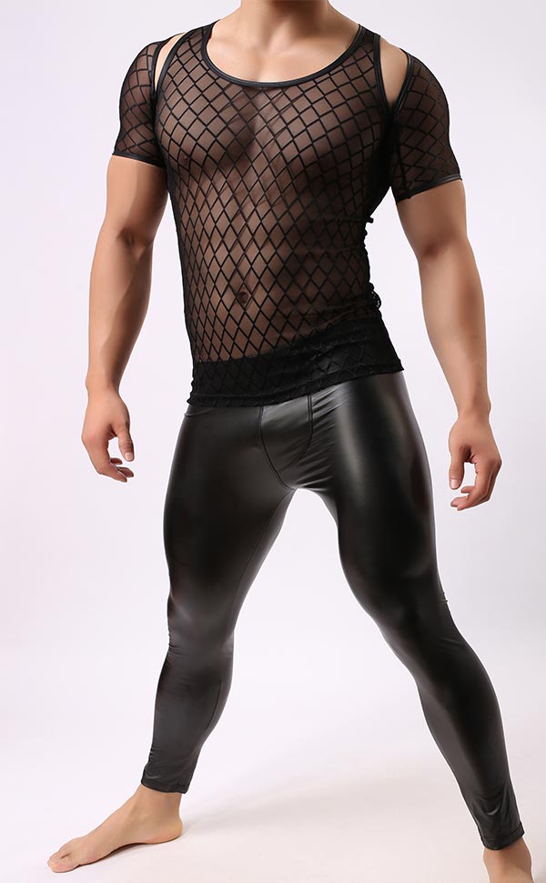 Men’s Diamond Mesh Tank Top Sets