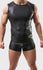 Men’s Faux Leather Tank Top and Trunk