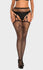 Lace Suspender Rhinestone Fishnet Pantyhose