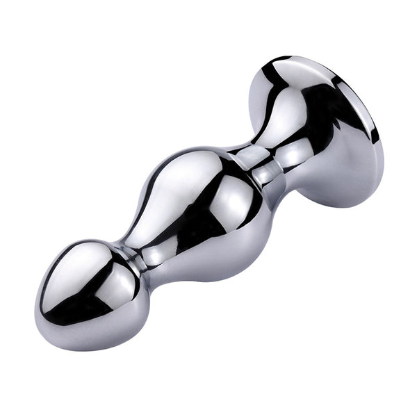 Bullet-shaped Jeweled Metal Butt Plug