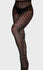 Stripe Rhinestone Fishnet Pantyhose