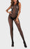 Sleeveless Rhinestone Fishnet Bodystocking