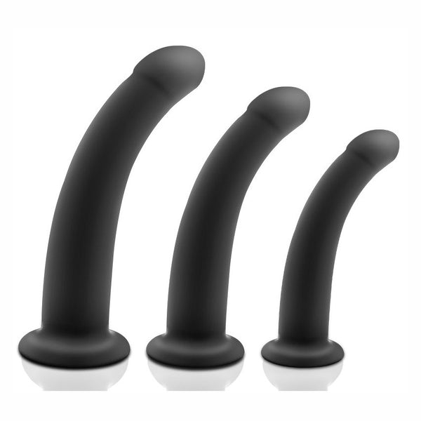 Black Silicone Butt Plug 3 Sizes Available